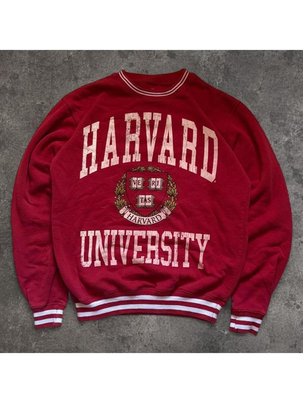 Fire Harvard University crewneck sweatshirt